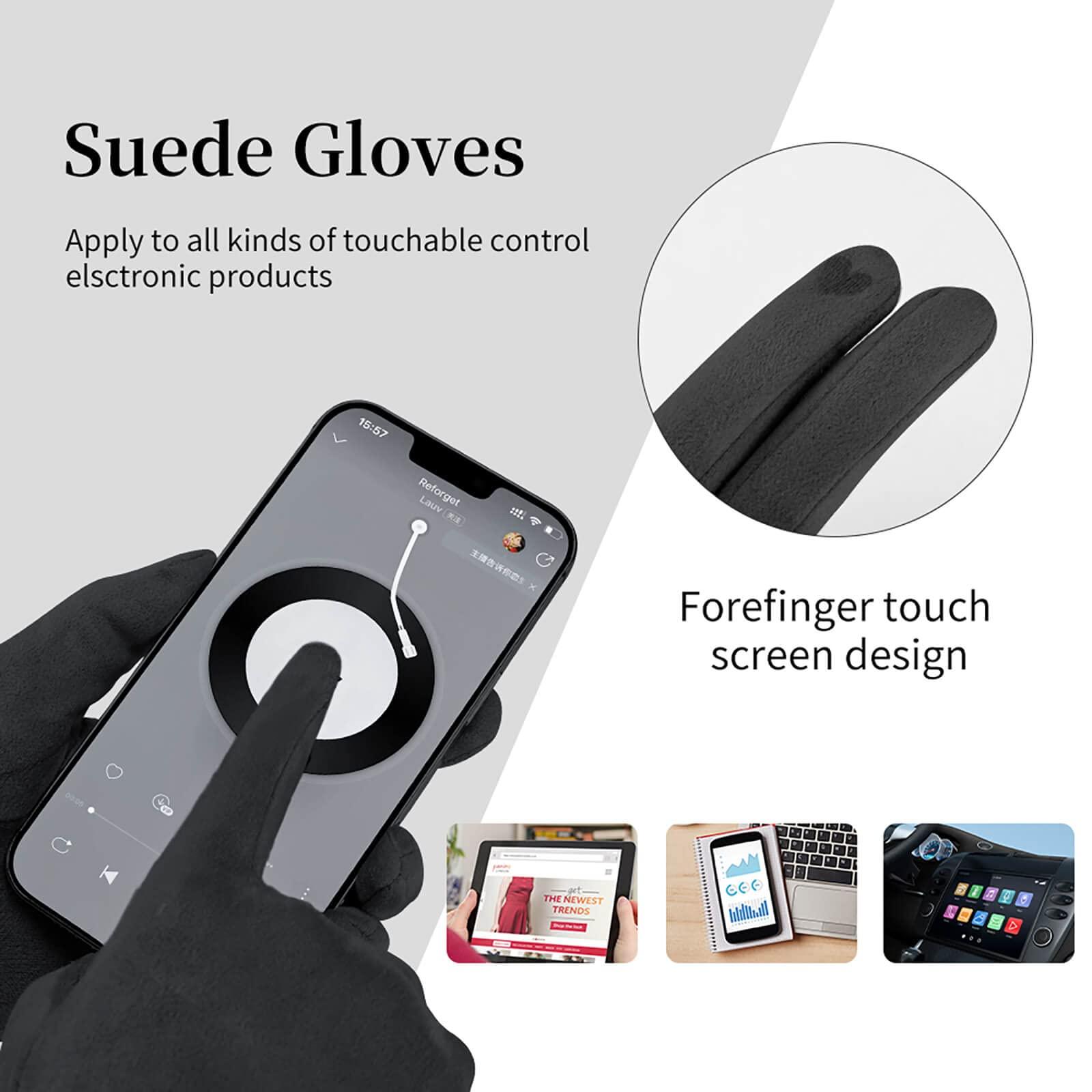 BAIKUTOUAN BAIKUTOUAN LGBT Gay Pride AF Women's Winter Warm Gloves Fleece Lining for Driving and Cycling