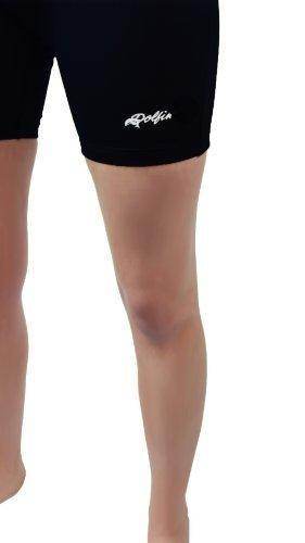 Dolfin Dolfin Aquashape Women\'s One Piece Swimsuit Full Coverage Shaping Boy-Leg Bodysuit (14, Black)