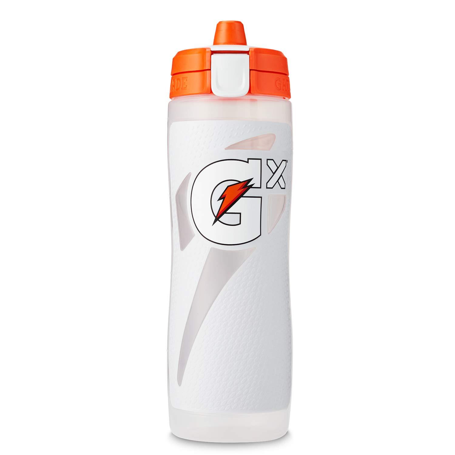 Gatorade Gatorade Gx Plastic Squeeze Bottle, White, 30oz