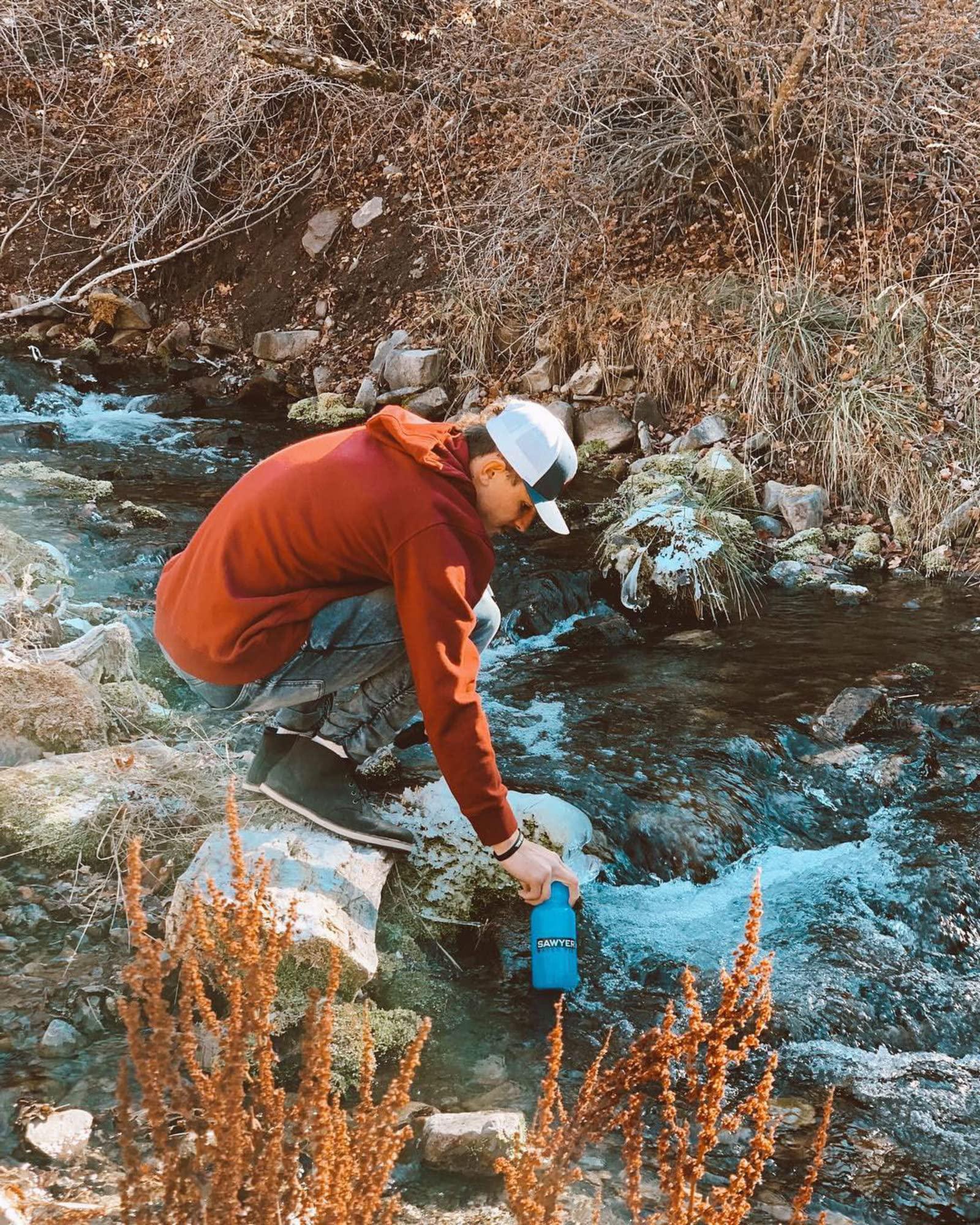 Sawyer Products Sawyer Products SP140 Personal Water Bottle Filter, 34-Ounce,Blue