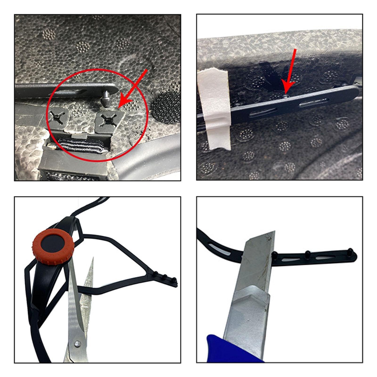 Aymzbd Aymzbd Helmet Adjuster Retention System Helmet Fixed Headlock Easy to Install Helmet Adjustable Strap for Mountaineering Skating, A