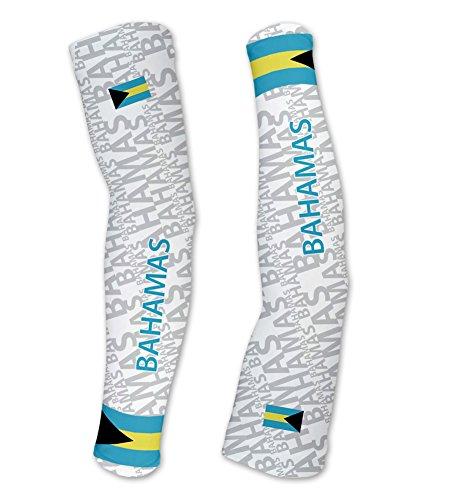 ScudoPro ScudoPro Bahamas Compression Arm Sleeves UV Protection Unisex - Walking - Cycling - Running - Golf - Baseball - Basketball - Size L