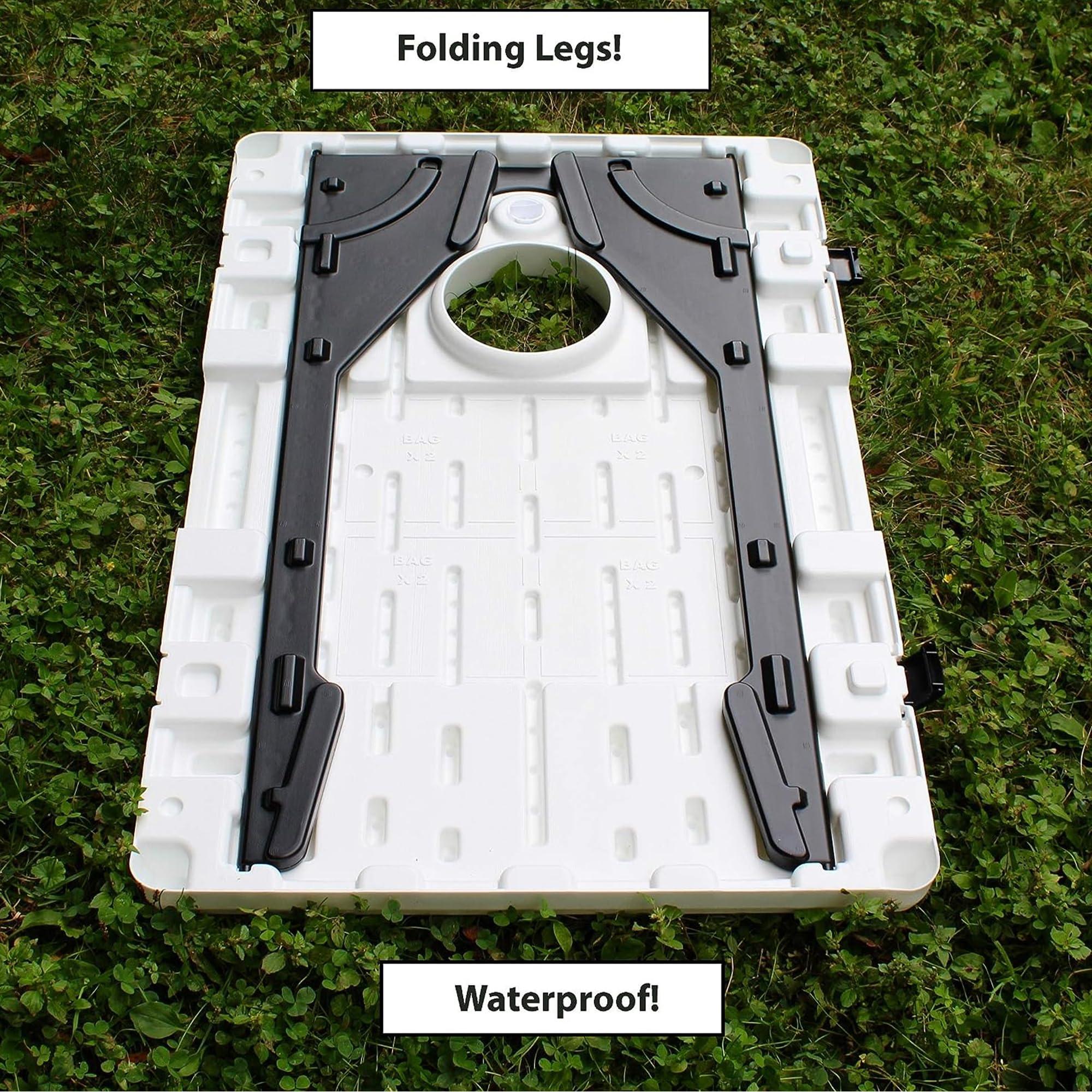 Driveway Games Driveway Games All-Weather Indoor/Outdoor Corntoss Set, 8 Canvas Bags & 2 Targets, 4\' x 2\'