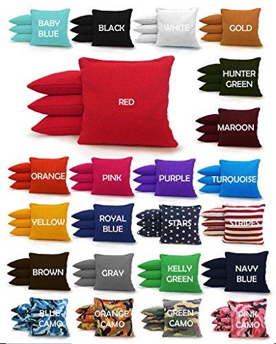 Tailgating Pros Tailgating Pros All Weather Cornhole Bags - 4 Regulation Size Corn Hole Bags - 23+ Colors Options
