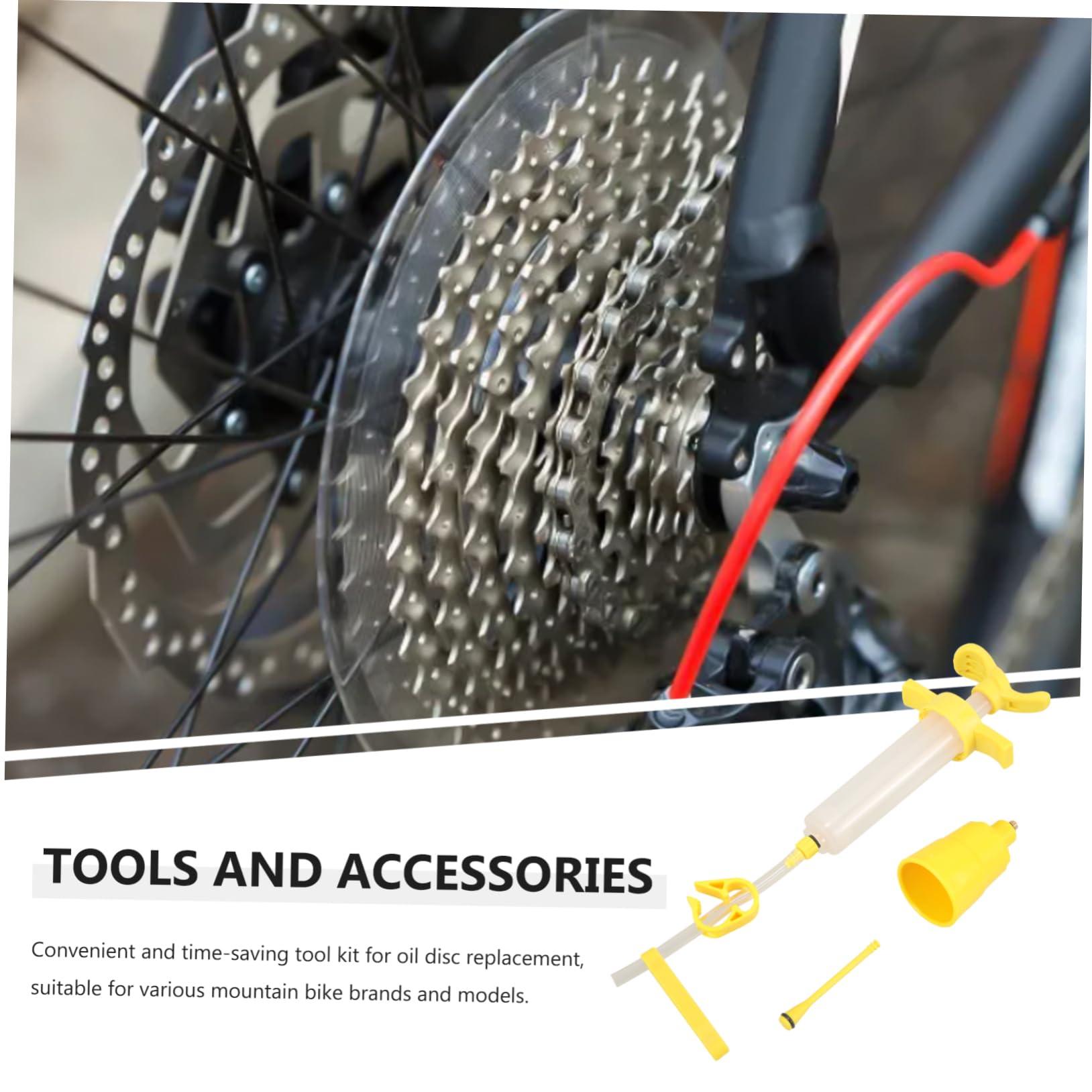 BESPORTBLE BESPORTBLE 1 Set Oil Pan Oil Change Tool Air Bike Mineral Bicycle Brake Bleeding Tools Bike Brake Oiling Tools Bicycle Brake Bleed Kit Disc Brake Bleed Tools Bike Bleed Kit Plastic