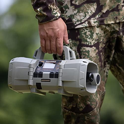 FOXPRO FOXPRO Shockwave American Made Electronic Predator Call Remote Operated and Programmable Coyote, Fox, Crow, Hog Call for Hunting