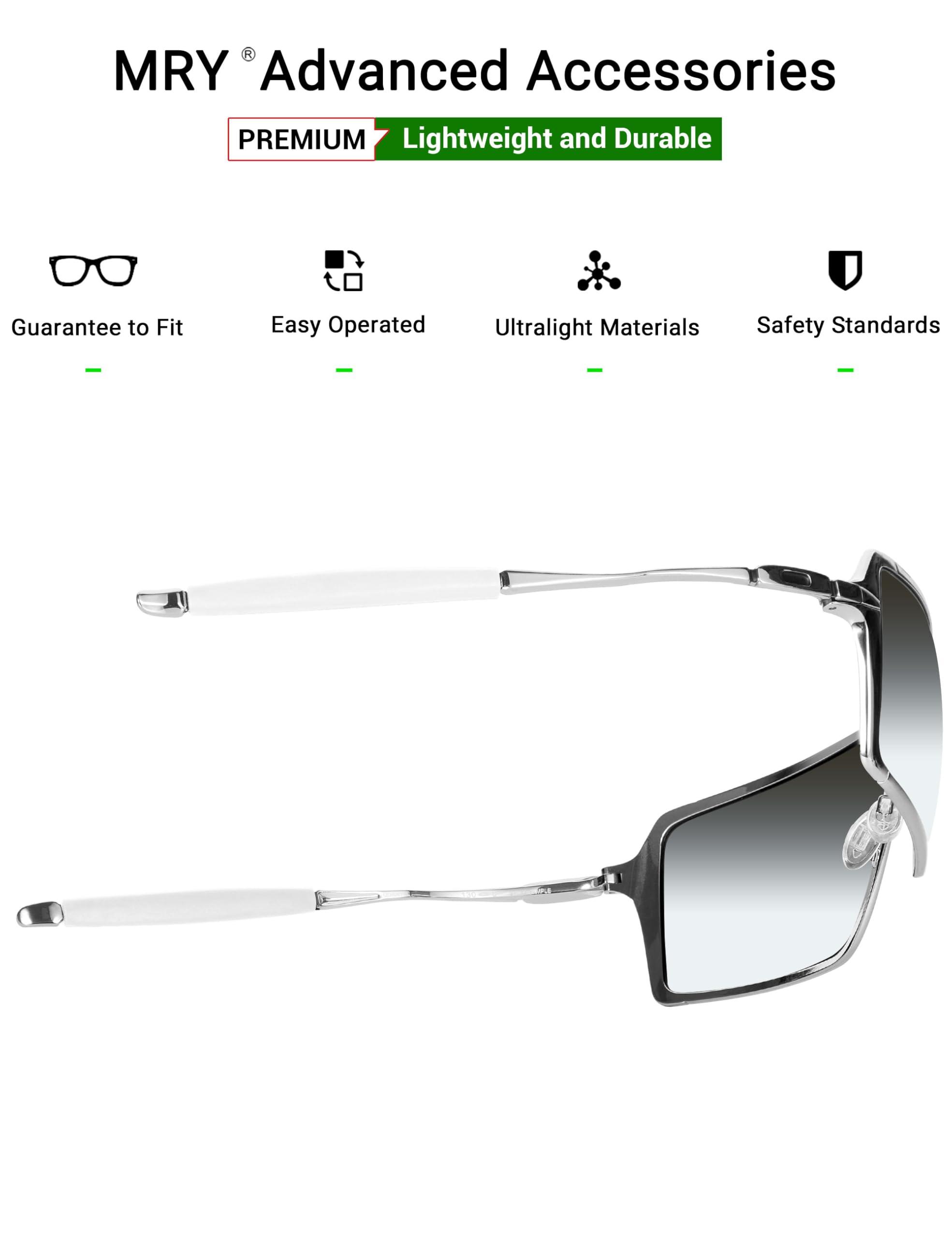 Mryok Mryok Replacement Earsocks for Oakley Probation Sunglasses - White