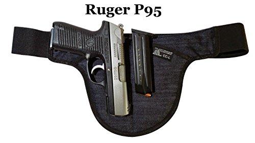 Don't Tread on Me Conceal and Carry Holsters Large - Denim Possum Pouch Crotch Carry Holster