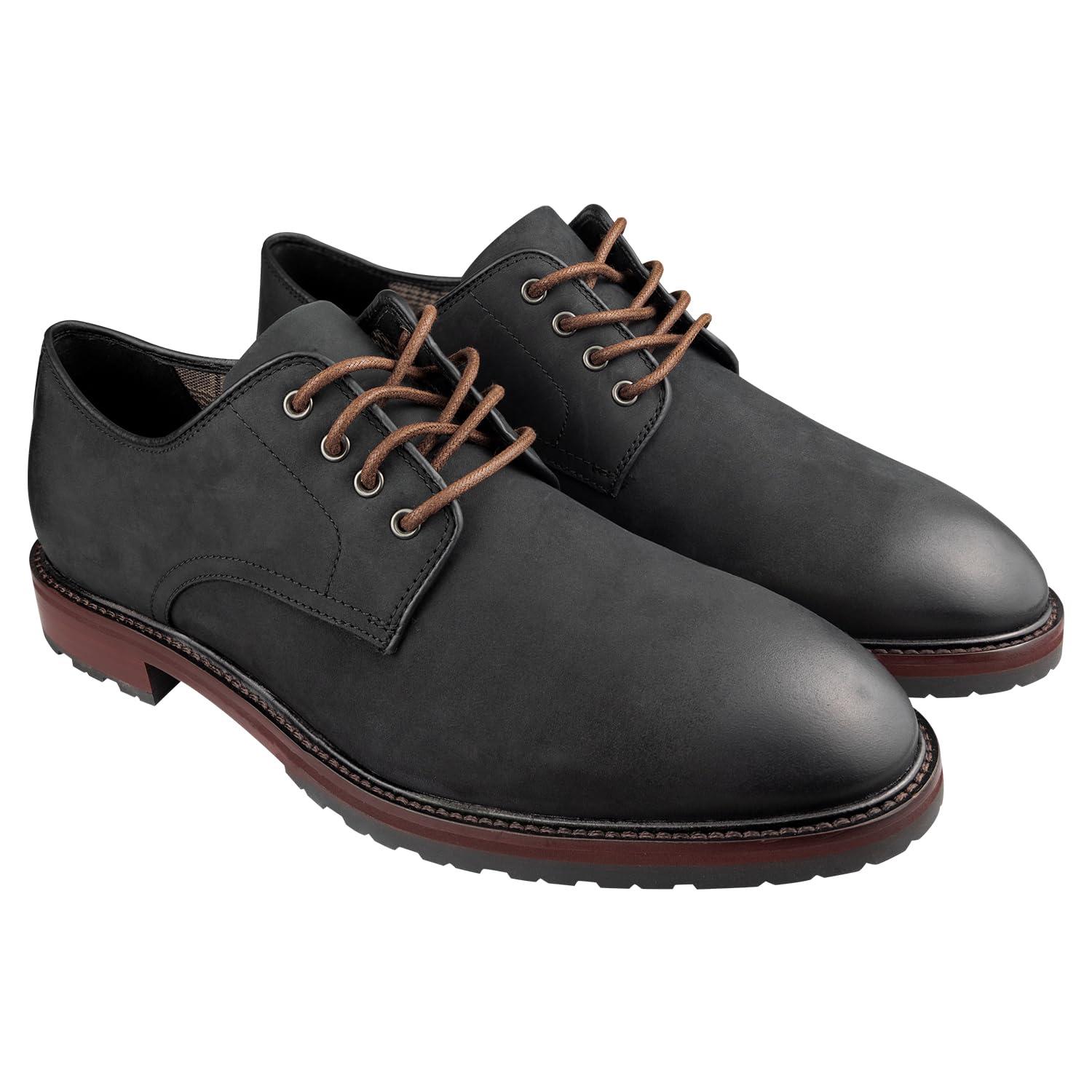 Endoto Endoto Waxed Shoelaces for Cole Haan Replacement Round Shoe Laces Oxford Golf Shoes(Color:Brown,Size:29Inch)
