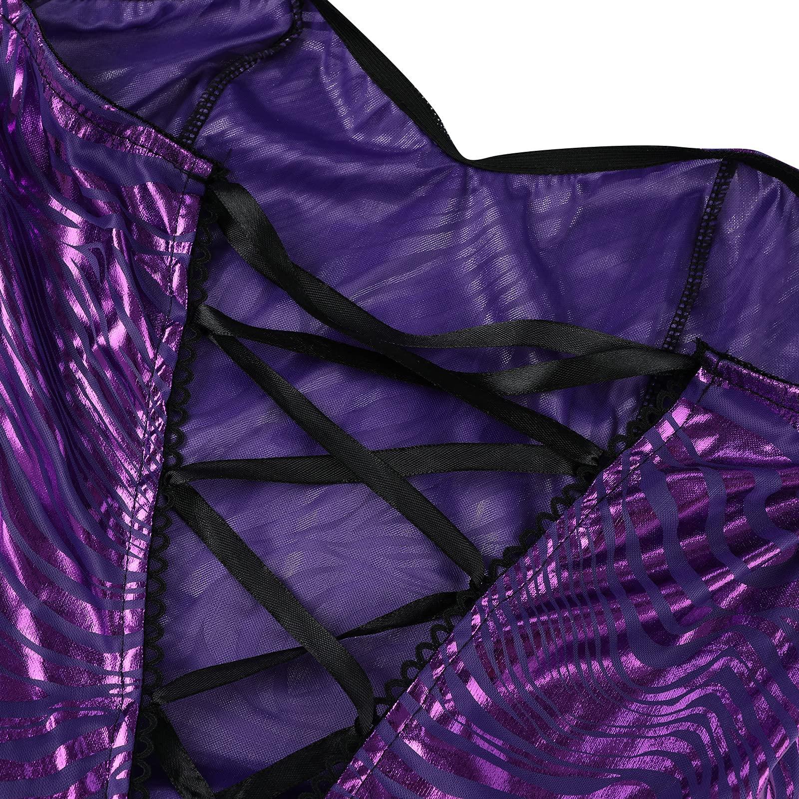 fyclemt Women's Adult Halloween Mermaid Costume Role Play Mermaid Tail Dress Maxi Skirts Sequins Glitter Cosplay Party Dress Up (New Blue, S)