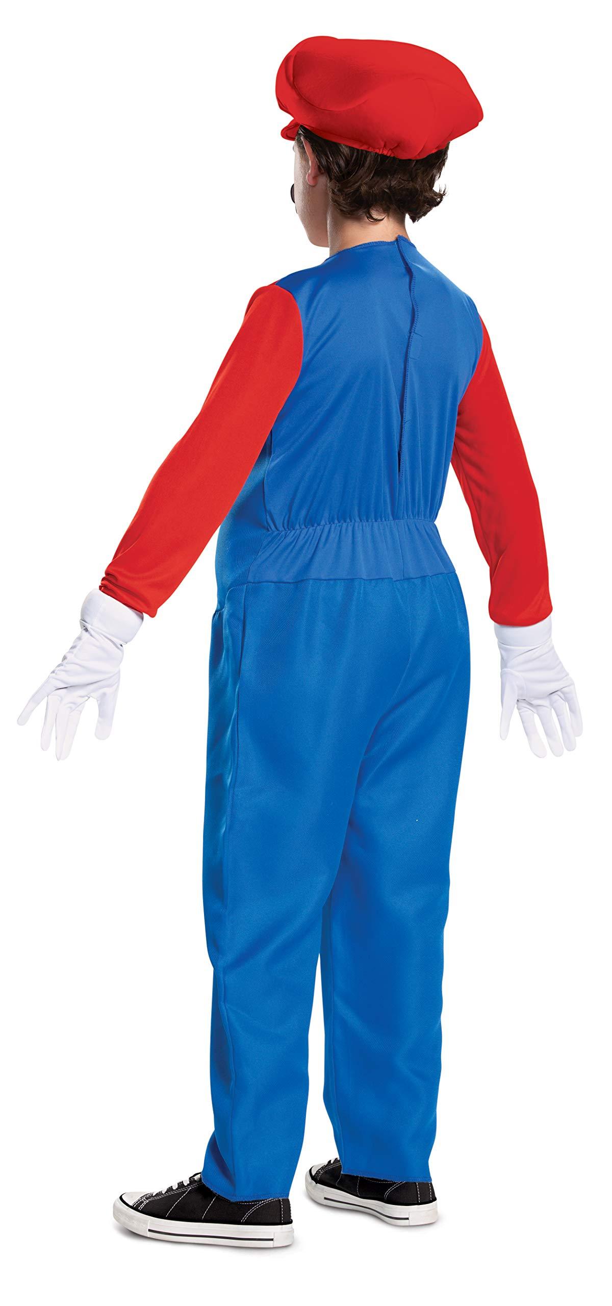 Disguise Nintendo Super Mario Costume for Kids, Deluxe Officially Licensed Super Mario Costume