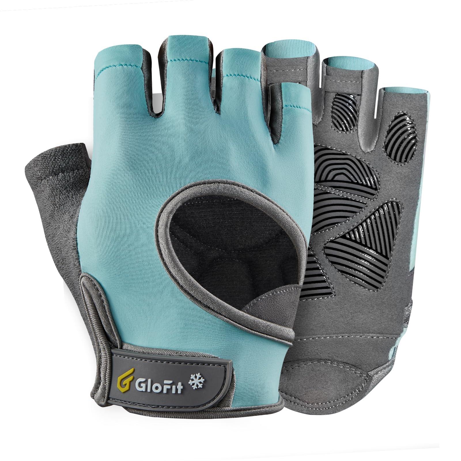 Glofit Glofit Workout Gloves for Women Men, Lightweight Weight Lifting Glove Breathable Fingerless Gym Gloves, Exercise, Fitness, Training, Cycling
