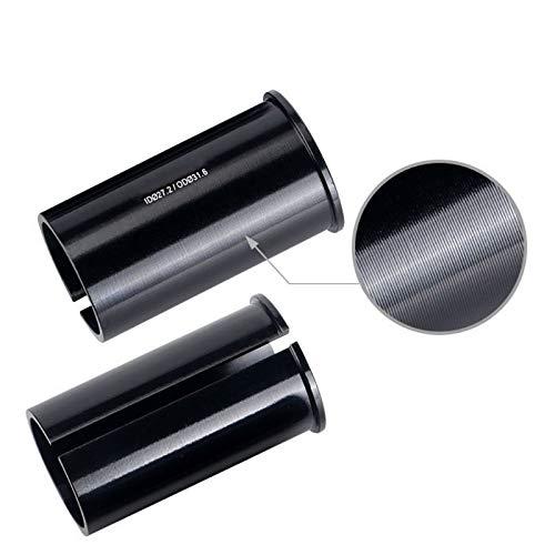 SJHY Bicycle Accessories Aluminum Alloy Bicycle Seatpost Sleeve Convert Seat Post Tube Conversion Adapter 22.2/25.4/27.2/28.6/31.6mm Bike Parts (Color : F)