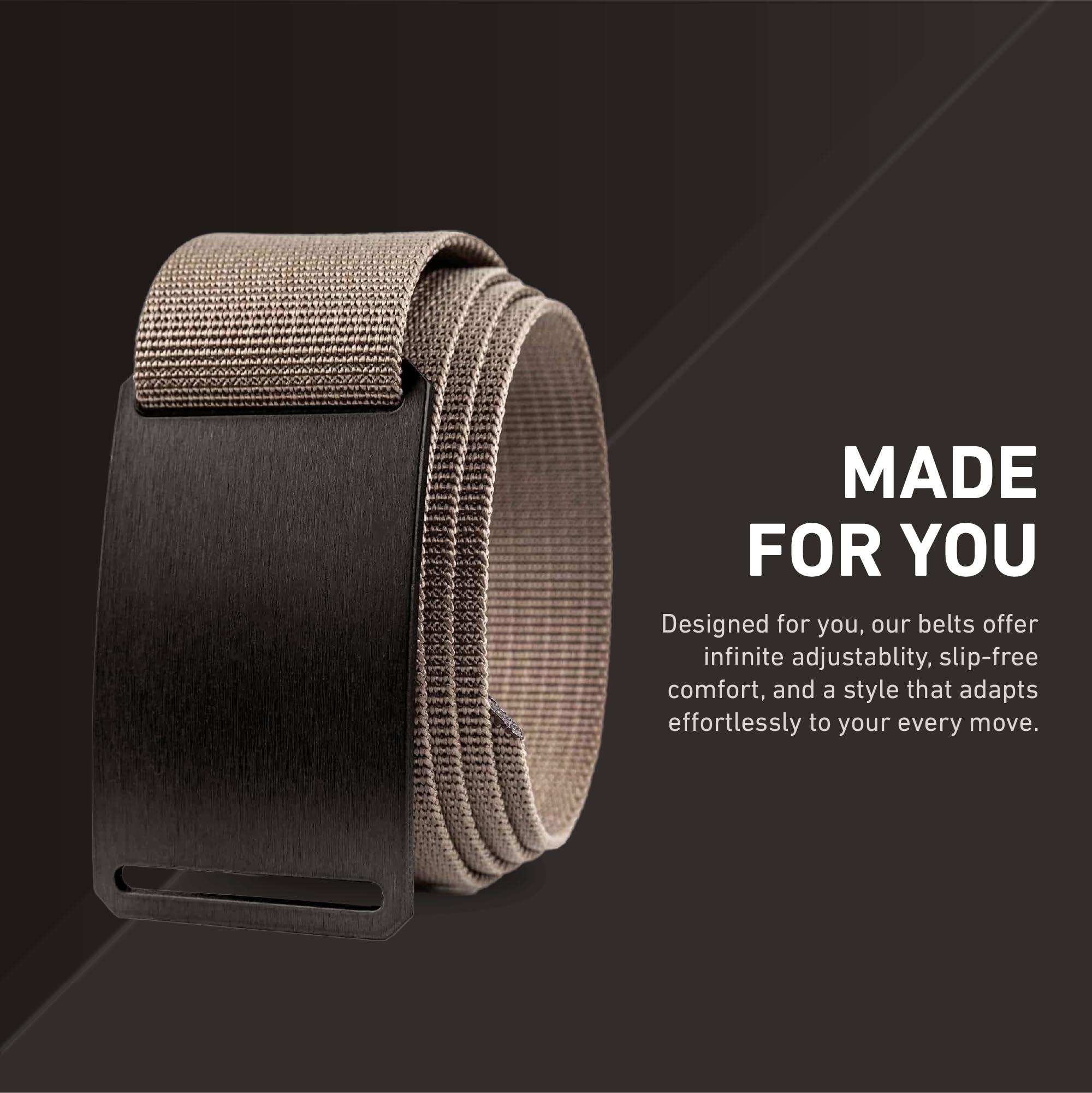 GRIP6 GRIP6 Ninja Belt: Durable Belts for Men & Women, Versatile Nylon Tactical Belt for Work, Golf, Casual & Outdoor Use