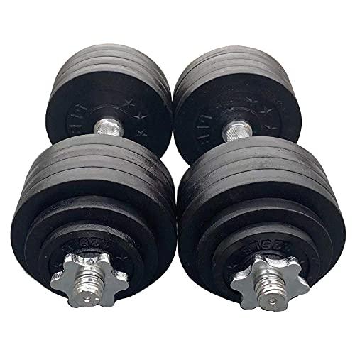 Unipack Unipack One Set of 2x52.5Lbs Adjustable Weight Dumbbell Cast Iron Total 105Lbs