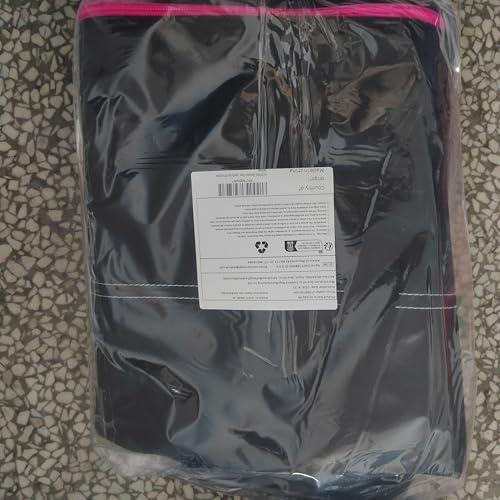 AUMTISC AUMTISC Ski Bags Padded 2 Piece Ski and Boot Bag Combo for Air Travel Flying Ski Boots Size 13 Adjustable Length Skis Bag Up to 200cm (Rose)