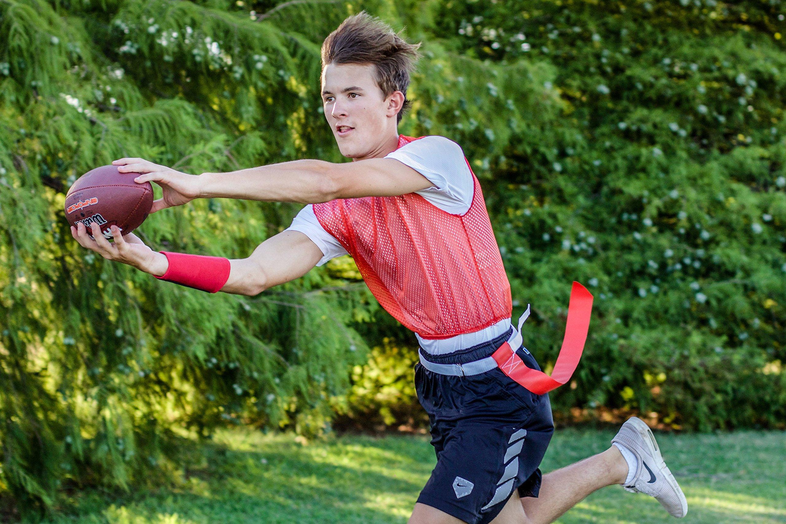 WristCoaches WristCoaches Football Play Wristbands - Youth Quarterback Gear - Wristband Playbook - Softball Wristbands for Signs