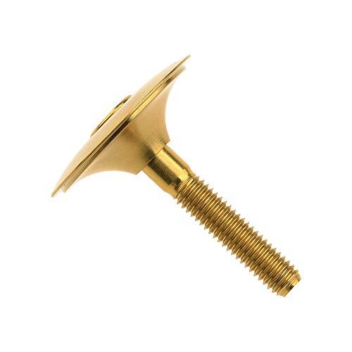 Wanyifa Wanyifa Ti Titanium Headset Stem Top Cap 1-1/8" with Titanium Bolt M6 x 35mm