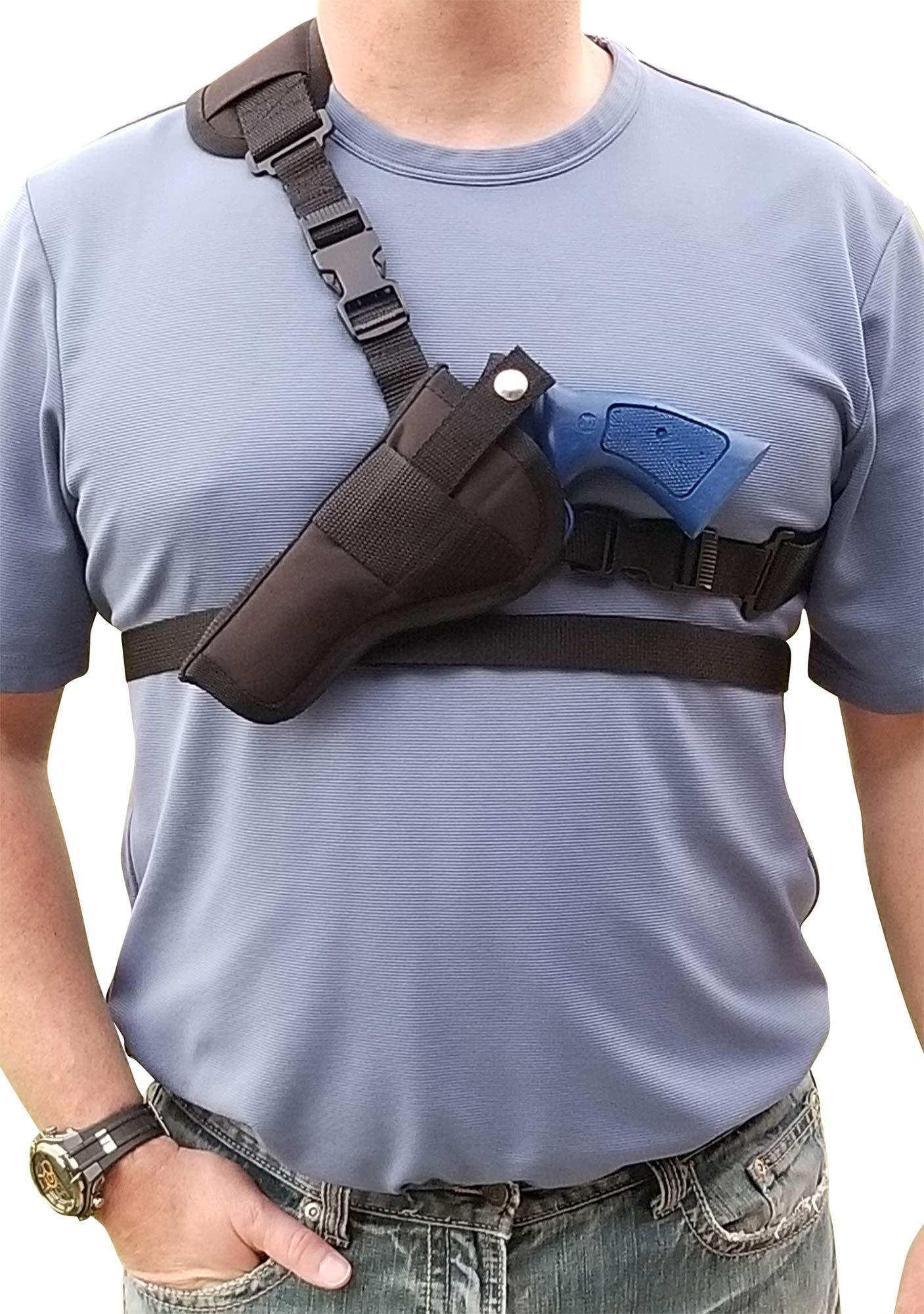 Silverhorse Holsters Silverhorse Holsters Chest/Shoulder Gun Holster | Fits Smith & Wesson L Frame Revolver Models 69, 581, 586, 681, 686, 986 in 2.5" - 8.375" Barrel Lengths (2.75" Barrel, Left)