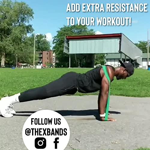 The x Bands THE X BANDS Long Resistance Bands - Squat Bands - Booty Band - Pull Up Bands - Loop Bands - Fitness Bands Resistance Long - Rubber Resistance Bands - Extra Strong Resistance Bands - Set of 5…