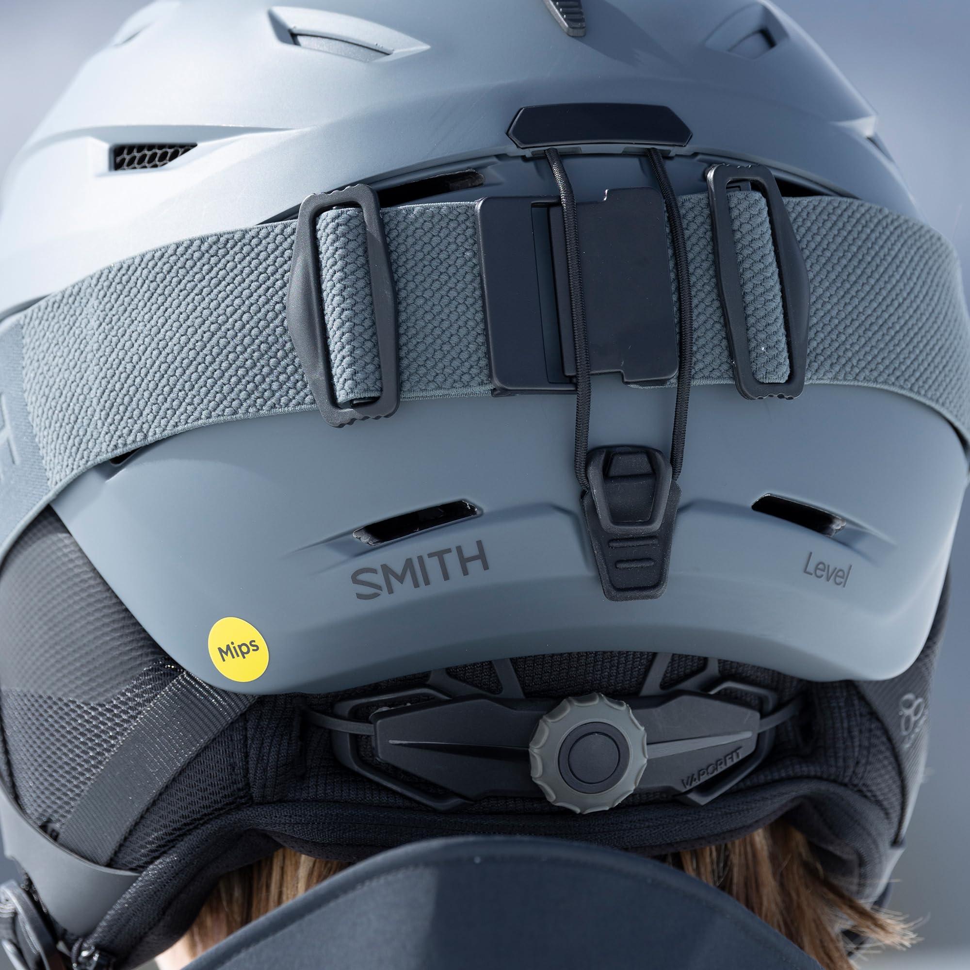Smith Smith Level Helmet for Men Adult Snowsports Helmet with MIPS Technology + Zonal Koroyd Coverage Lightweight Protection for Skiing & Snowboarding Matte White, Small