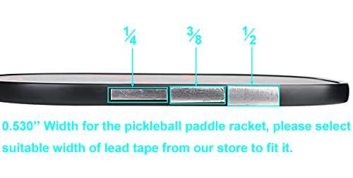 SummerHouse SummerHouse 1/4 × 197 Inch Squash Tennis Racquet Pickleball Paddle Racket Head Lead Tape Foil Excellent Adhesive Weight Lead
