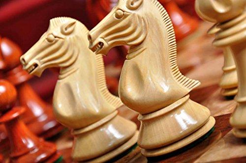 The House of Staunton The House of Staunton - The Isernia Luxury Chess Set - Pieces Only - 4.4" King - Blood Rosewood