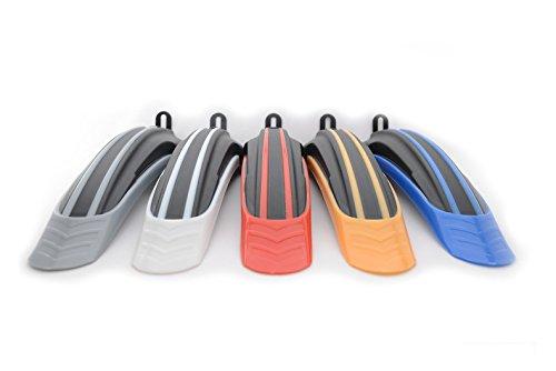 BlueSunshine WIROJ BlueSunshine Adjustable Road Mountain Bike Bicycle Cycling Tire Front/Rear Mud Guards Mudguard Fenders Set (Blue + Black)