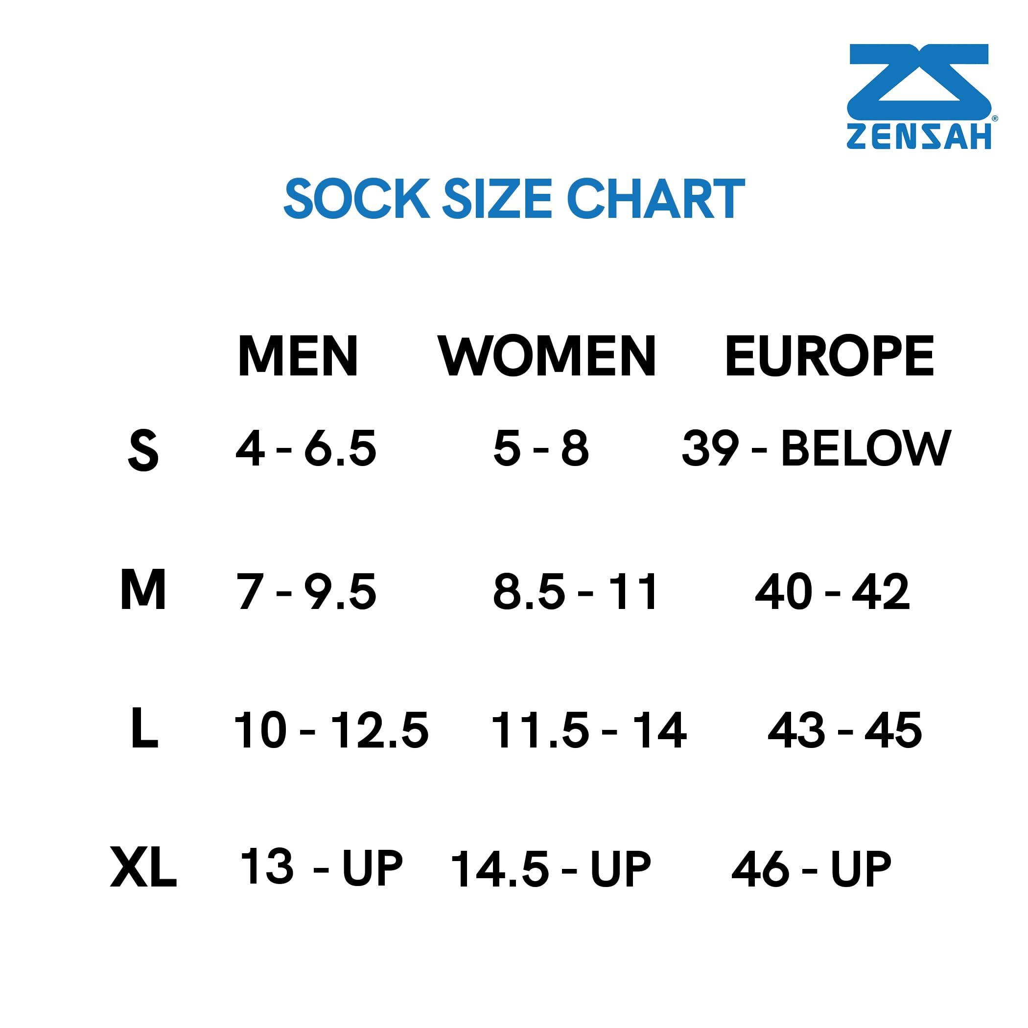 Zensah Zensah Tech+ Compression Socks - Knee High Running Socks for Sports, Travel (Electric Blue, Medium)