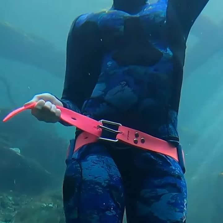 MAKO MAKO Spearguns Freedive Silicone Weight Belt (Blue)