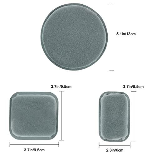 AOUTACC AOUTACC Universal Airsoft Helmet Pads, Helmet Replacement Foam Padding Kits Set Accessories Mats for Fast/Mich/ACH/USMC/PASGT Helmet (Memory Foam, Light Gray)