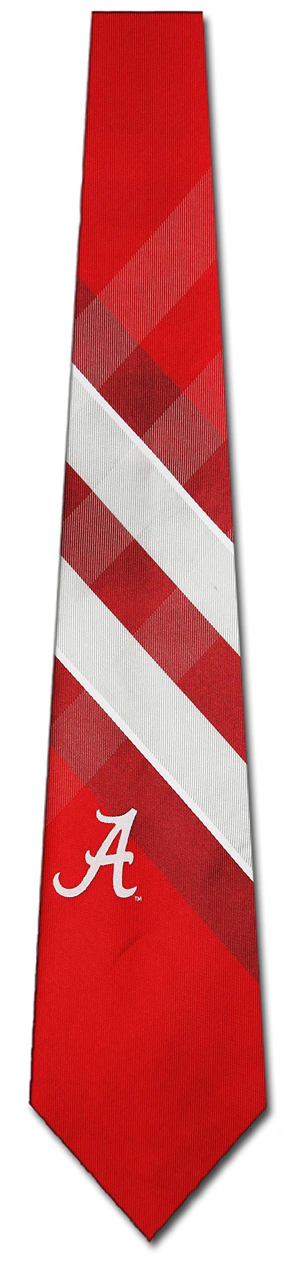Eagles Wings Eagles Wings Alabama Ties Crimson Tide Mens Neckties (Grid Microfiber)