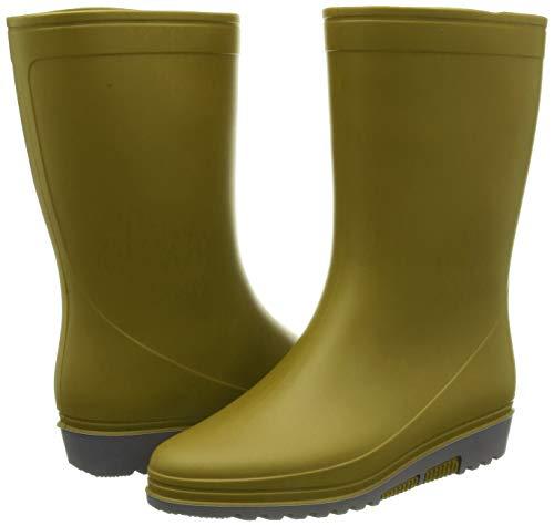 ASAHI() ASAHI() Women's Rain Shoes, Mid Type, Made in Japan, Green, 25.0 cm
