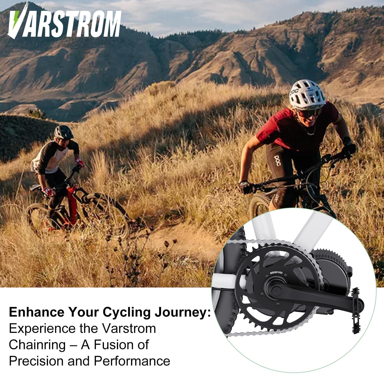 Varstrom Varstrom Chainring for BAFANG Mid Motor - 42T 16.5mm Offset Sprocket for BBS02B BBS01B Mid Drive Kit, Chain Ring for Electric Bike Conversion Kit BBS02 BBS01, Ebike Part for 8fun 250W 350W 500W 750W