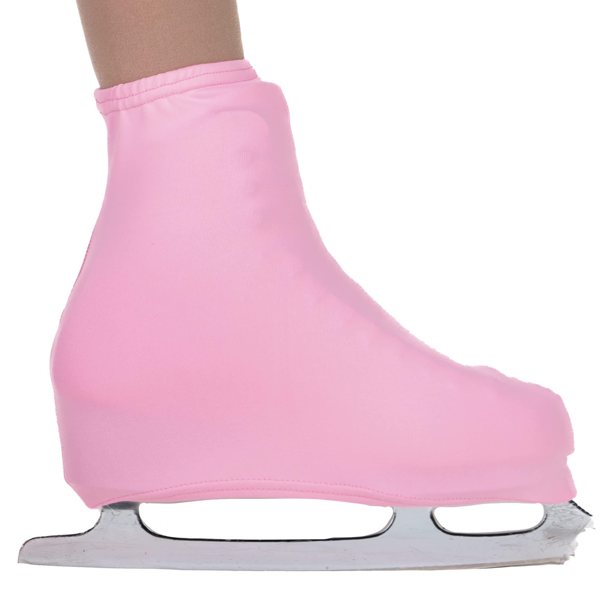 CRS Cross CRS Cross Boot Covers for Skates Lycra Skate Covers. Protect and be Performance Ready for Figure Skating, Ice Skating, Roller Skates. (Program Pink, Youth)