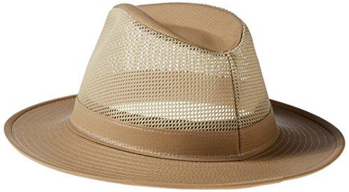 Henschel Hats Henschel Men's Hiker Crushable UPF 50 Mesh Breezer Hat, Khaki, Small