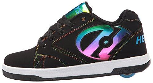 HEELYS HEELYS Kids Propel 2.0 Sneaker, Black/Rainbow/Foil, 3 Little Kid