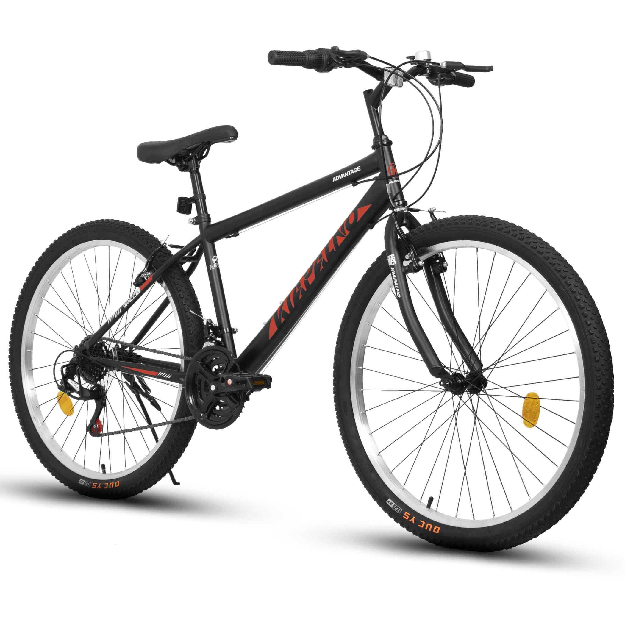 KIAPALNO KIAPALNO Mountain Bike 26 Inch for Men Women, 21 Speeds High-Carbon Steel Frame, Rigid Suspension Sport Bicycle, Adult Teens MTB Bicycle for Snow City Commuters and Short Trip