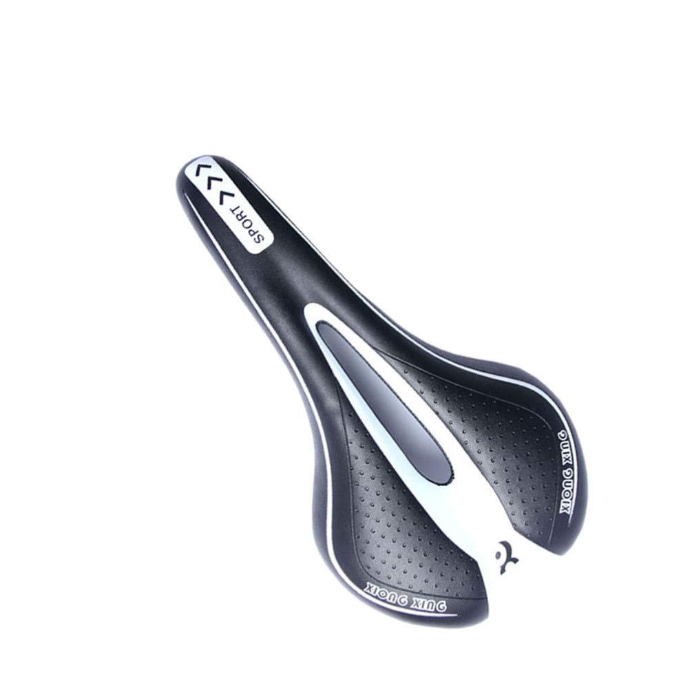 BESPORTBLE BESPORTBLE Exercise Bike Exercise Seat Bike Seat Comfortable Replacement Folding Saddle for Adult Kids Cycling Mountain Bikes Road Bikes Black White Collapsible Seat Kids Bike Bike