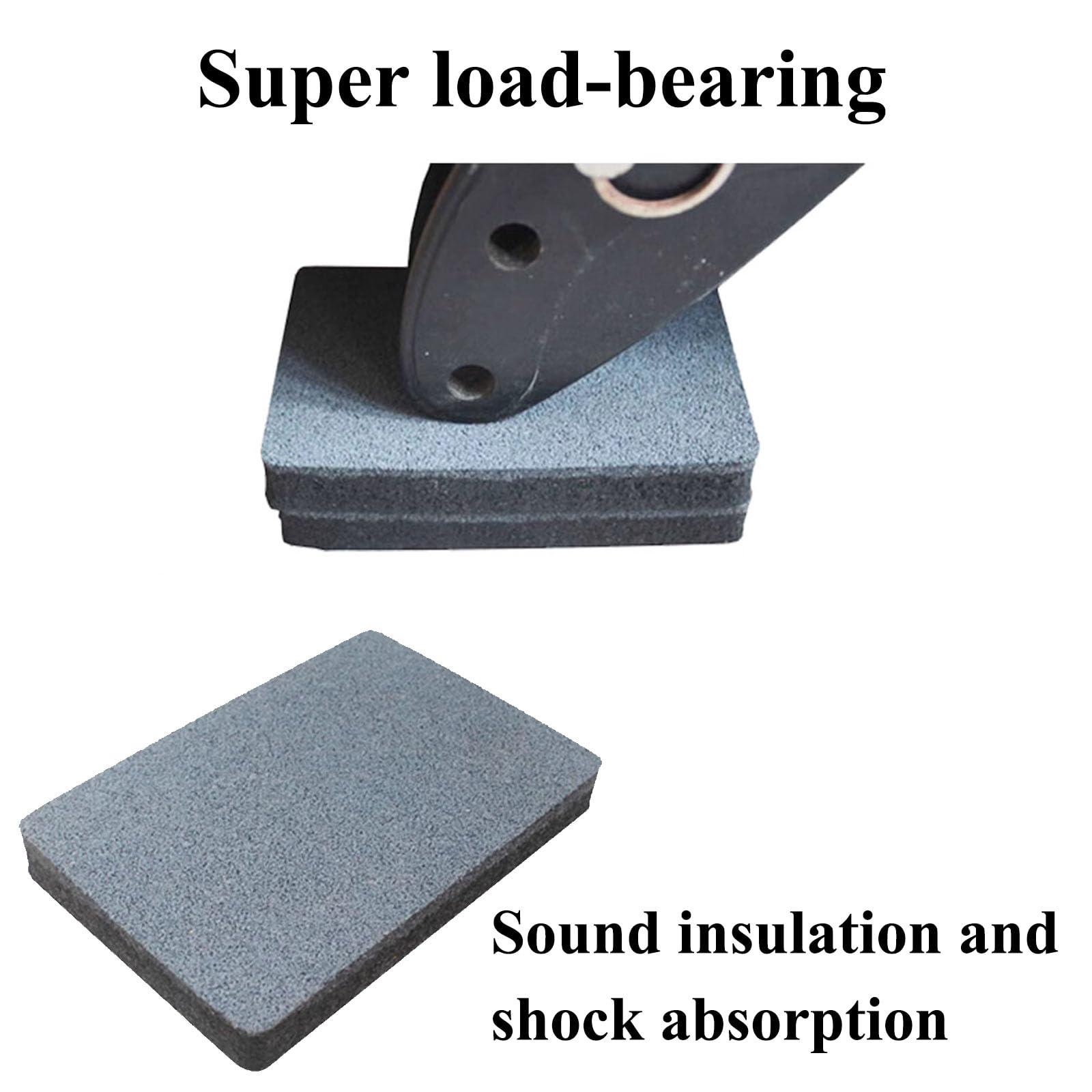 PPGE HOME Exercise Bike Mats, Treadmill Soundproof and Shock Absorbing Pad Soundproof and Shockproof Protect The Floor Gym Equipment Mat for Home/Gym/Exercise/Bike,Hard Floor & Carpet Pro(Size:THK 2cm4pcs)