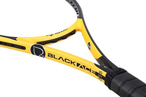 PROKENNEX PROKENNEX Black Ace 315, Tennis Racket Unisex Adult, Black, Yellow, Carbon, L2