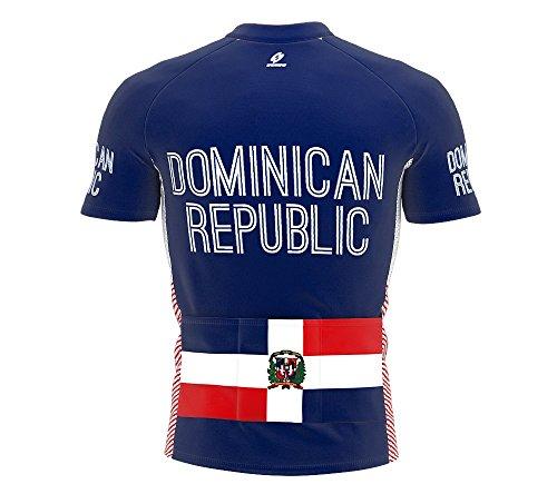 ScudoPro ScudoPro Dominican Republic Full Zipper Bike Short Sleeve Cycling Jersey for Women - Size S Multicolored