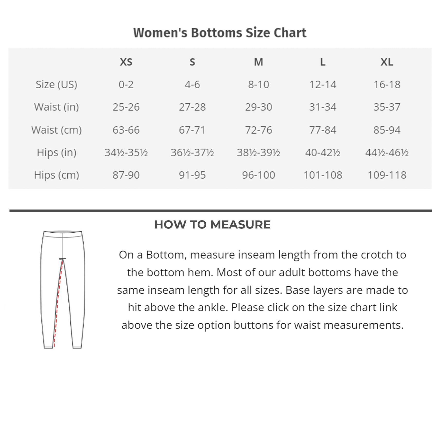 Hot Chillys Hot Chillys Women\'s Bi-Ply Bottom Midweight Relaxed Fit Base Layer - Black, Small