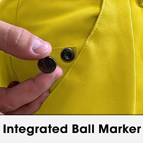 Golf Knickers Golf Knickers Yellow Microfiber (Plus Fours) for Men - 30\"