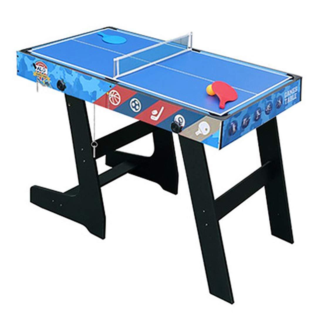 AHHC Multi Game Table 5-in-1 Combo Game Table, 5 Games with Hockey, Billiards, Table Tennis, Foosball and Basketball