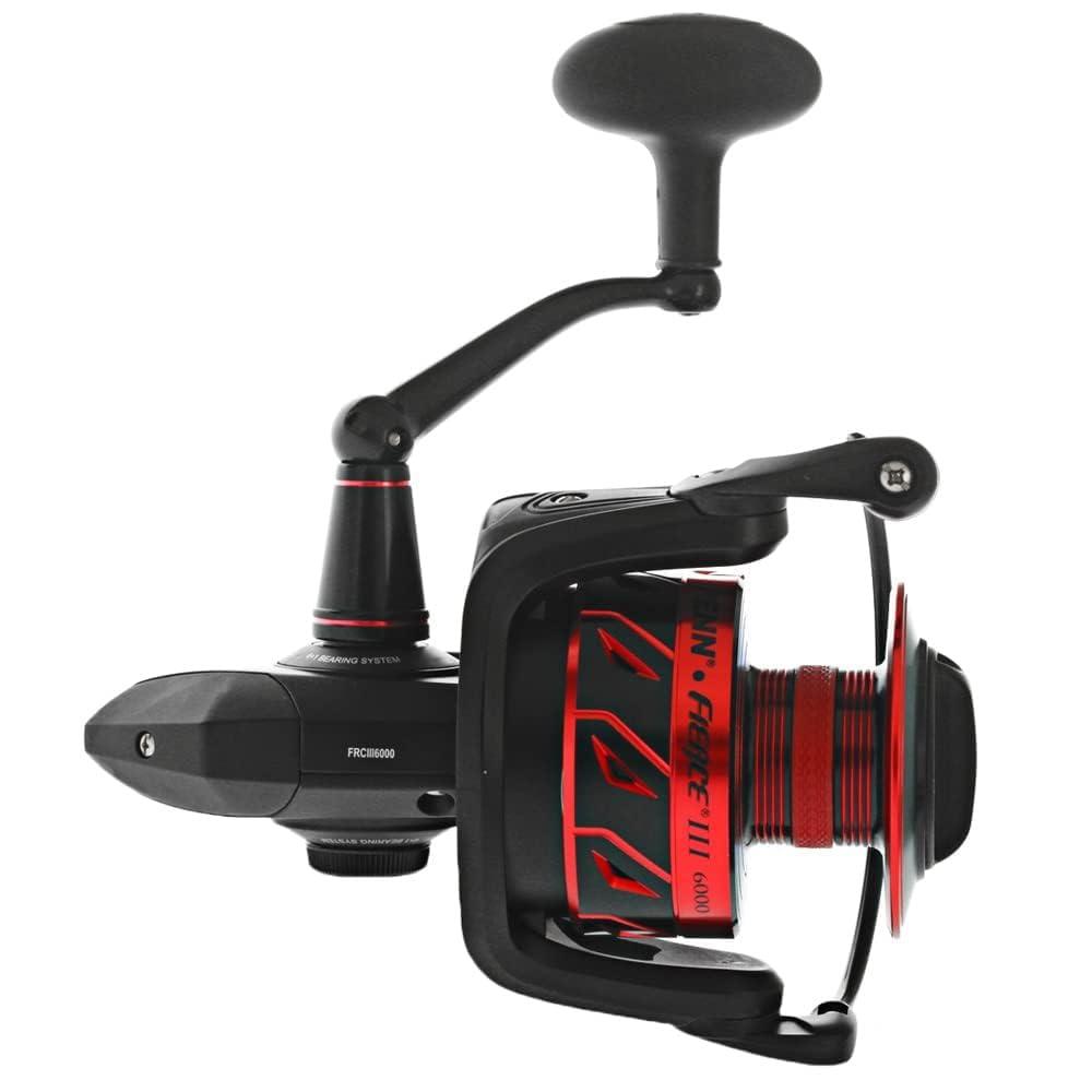 PENN Penn FRCIII6000 Fierce III 6000 Spin Reel RH/LH Front Drag, 5 Brg