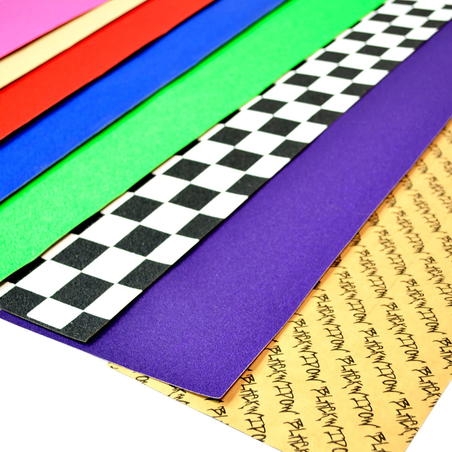 BlackWidow BlackWidow Skateboard Grip Tape - 9" x 33" Longboard Cruiser & Scooter Griptape, Non-Slip Skateboard Grip Tape - Easy to Apply - Yellow