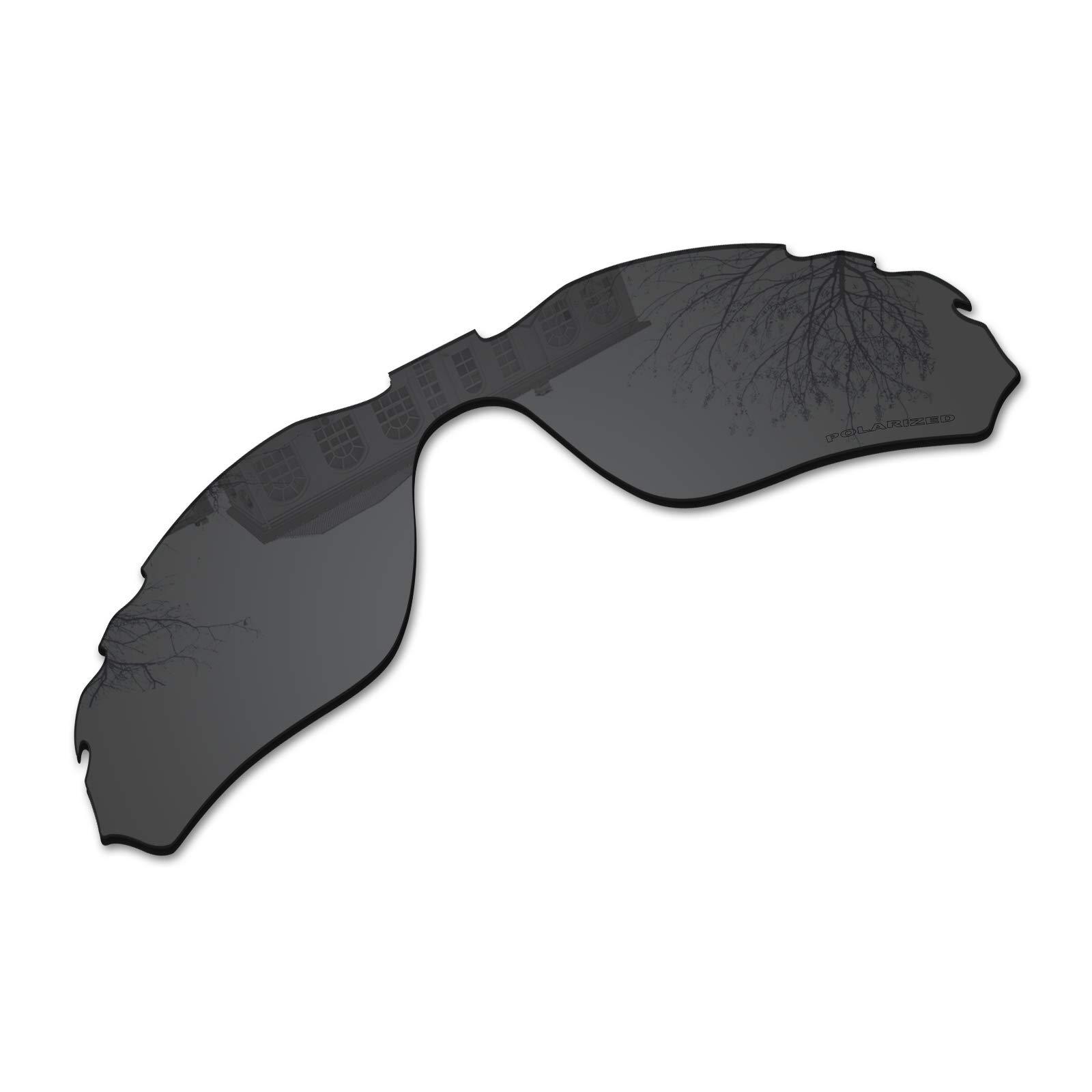 Millersawp Millersawp Radar Edge Vented OO9184 Replacement Lenses for Oakley Sunglass, Polycarbonate Materials Lens-Stealth Black