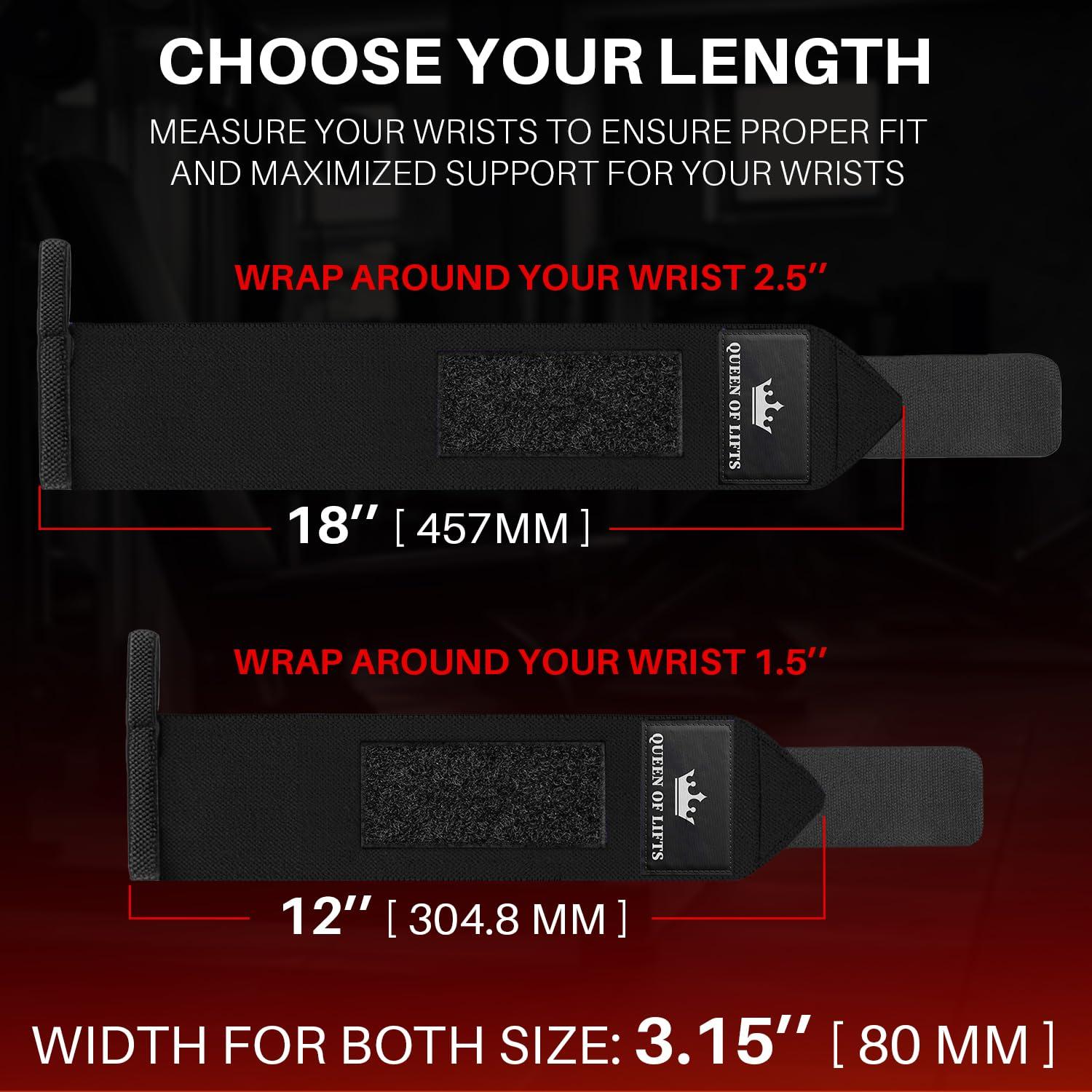 TECEUM TECEUM Weightlifting Wrist Wraps with Thumb Loop Black Arms on Fire 12 inch Heavy-Duty Workout Wrist Support & Protection Ideal for Powerlifting, Strength Training, Bodybuilding