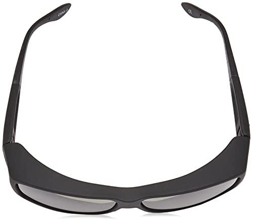 Dioptics Haven Fits Over Sunwear Windemere Over-Prescription Sunglasses,Black Frame/Gray Lens,one size